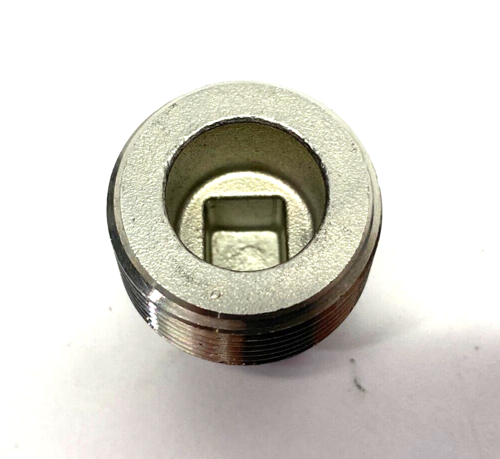 NPT-PK1 Threaded Square Head Plug 1" NPT 304 Steel, SP114, TC-304, 1-150 - Maverick Industrial Sales