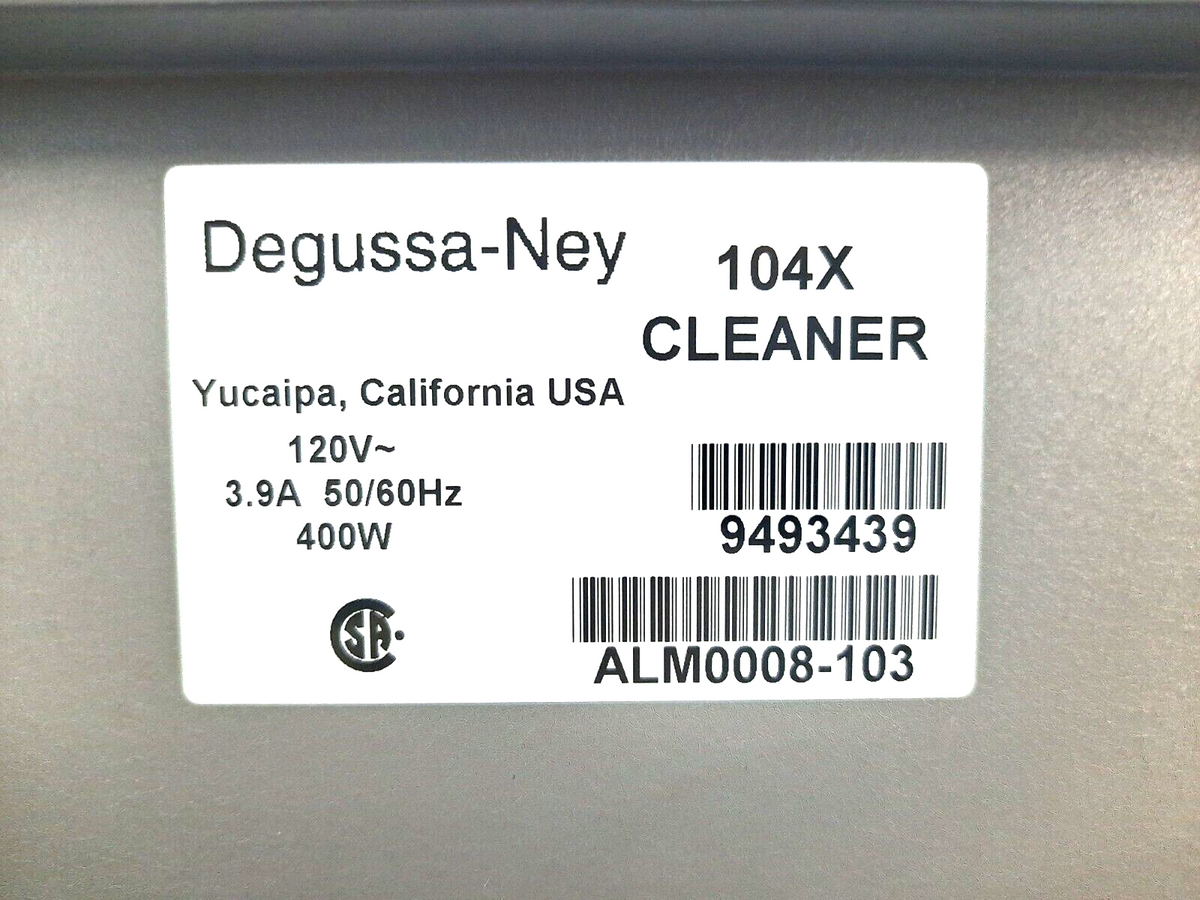 104X, ALM0048-101 | NEY 104X ULTRAsonik Cleaner w/ Adjustable Controls 11Qt ALM0048-101 w/ Beakers - Used - Maverick Industrial Sales