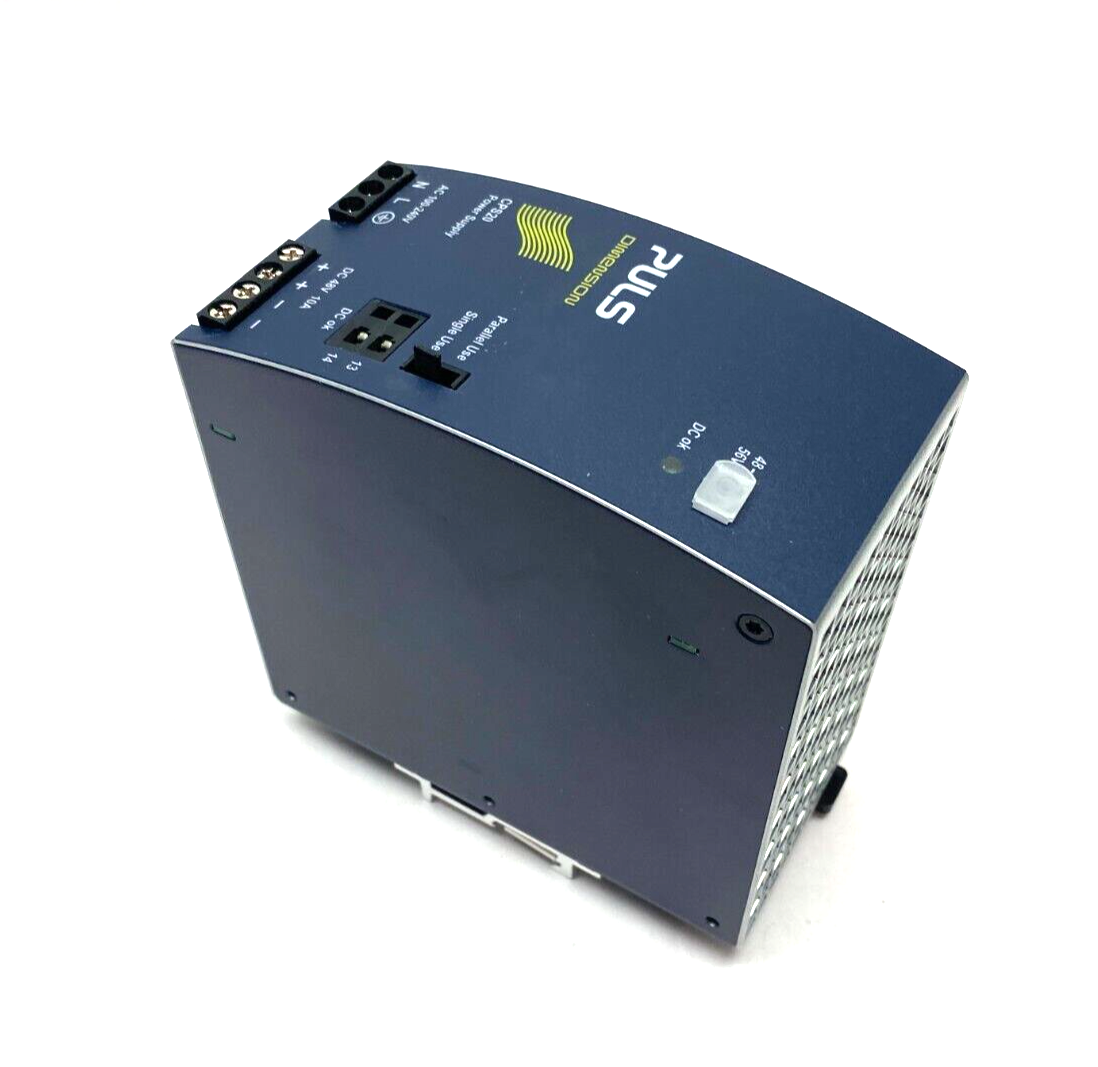 Puls CPS20.481 Power Supply, 1-Phase, 120-240VAC, 48VDC 10A 480W - Maverick Industrial Sales