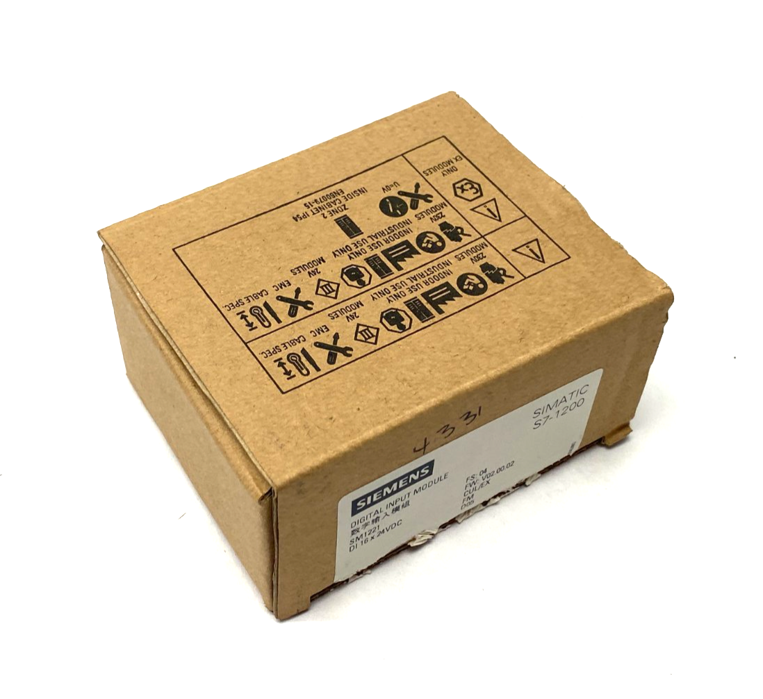 Siemens 6ES7 221-1BH32-0XB0 SIMATIC S7-1200 Digital Input Module DI 16x24VDC - Maverick Industrial Sales