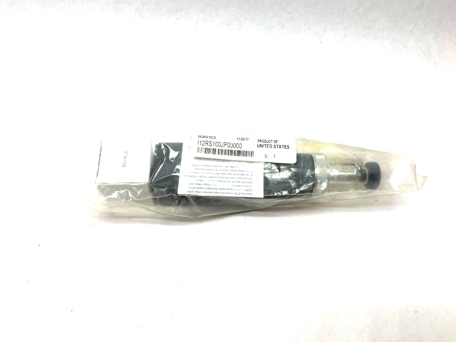 Numatics 12RS100JP00000 Single Type Pressure Regulator w/ Gauge - Maverick Industrial Sales