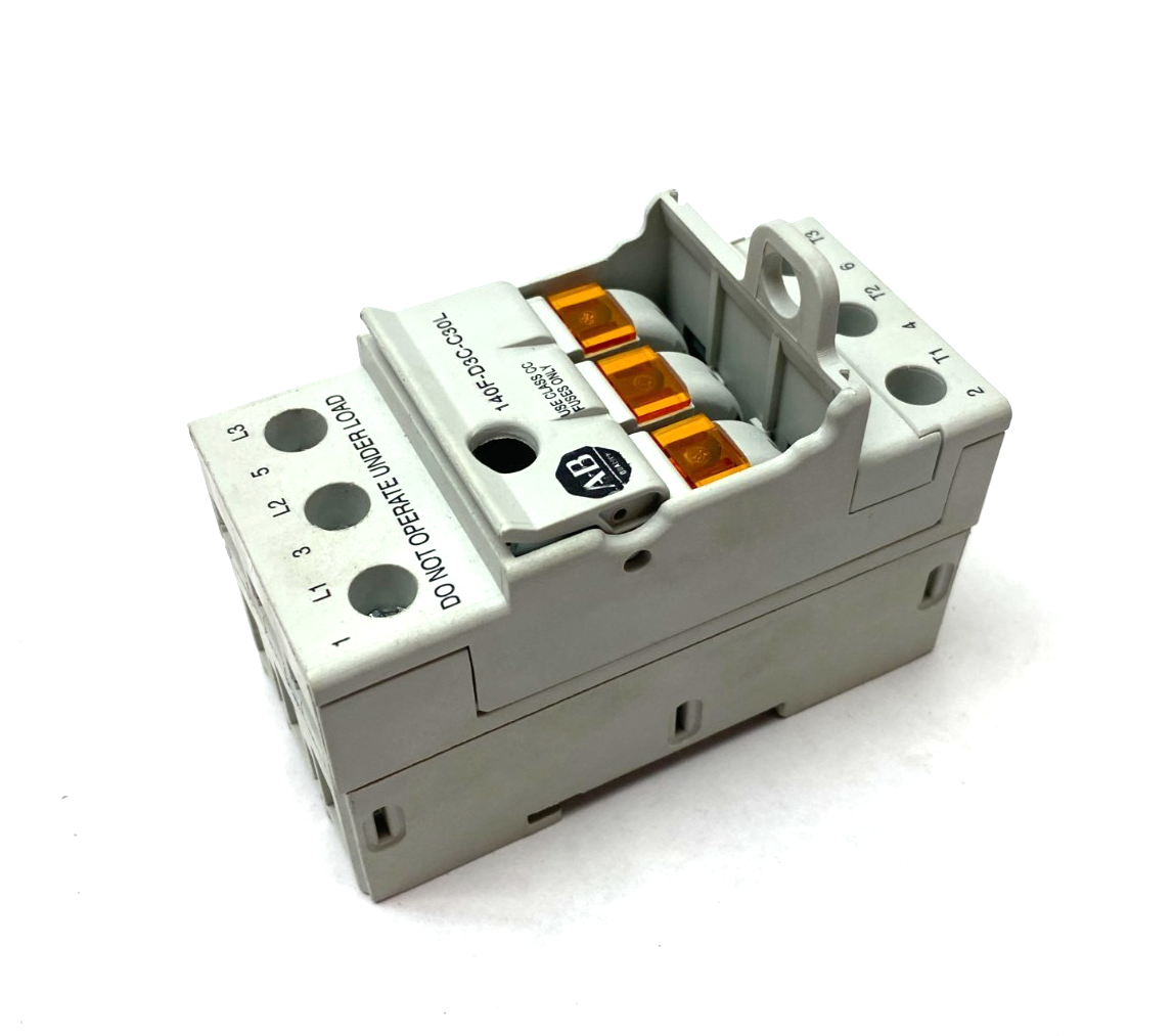 Allen Bradley 140F-D3C-C30L Ser. A Fuse Holder 600V 30A 3-Pole - Maverick Industrial Sales