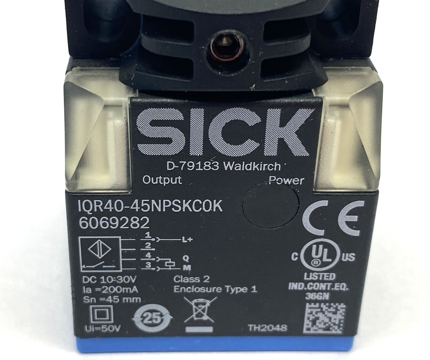 IQR40-45NPSKC0K | Sick Short-Body Inductive Proximity Sensor 45mm Range 6069282 - Used - Maverick Industrial Sales