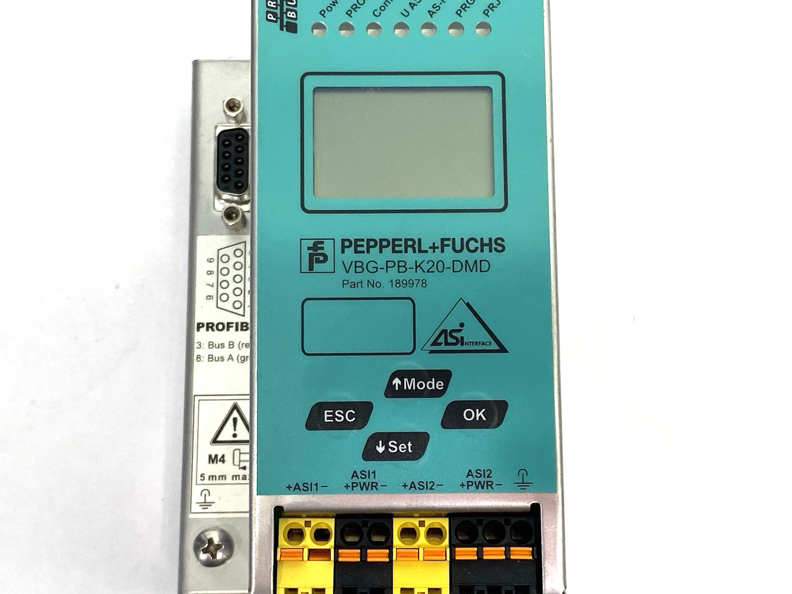 VBG-PB-K10-DMD | Pepperl+Fuchs ASI to Profibus Gateway, Double Master, 189978 - Used - Maverick Industrial Sales