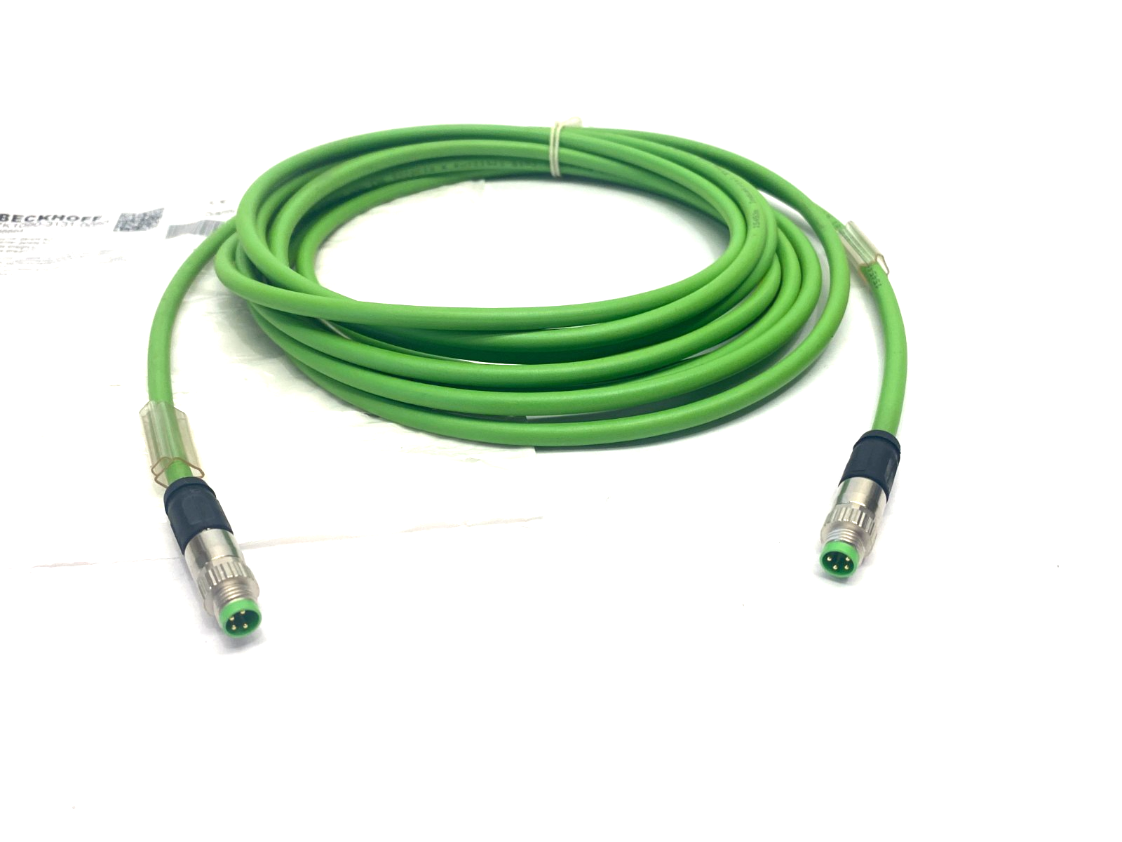 Beckhoff ZK1090-3131-0050 Double Ended EtherCAT Power Cable M8 4-Pin 066694 - Maverick Industrial Sales