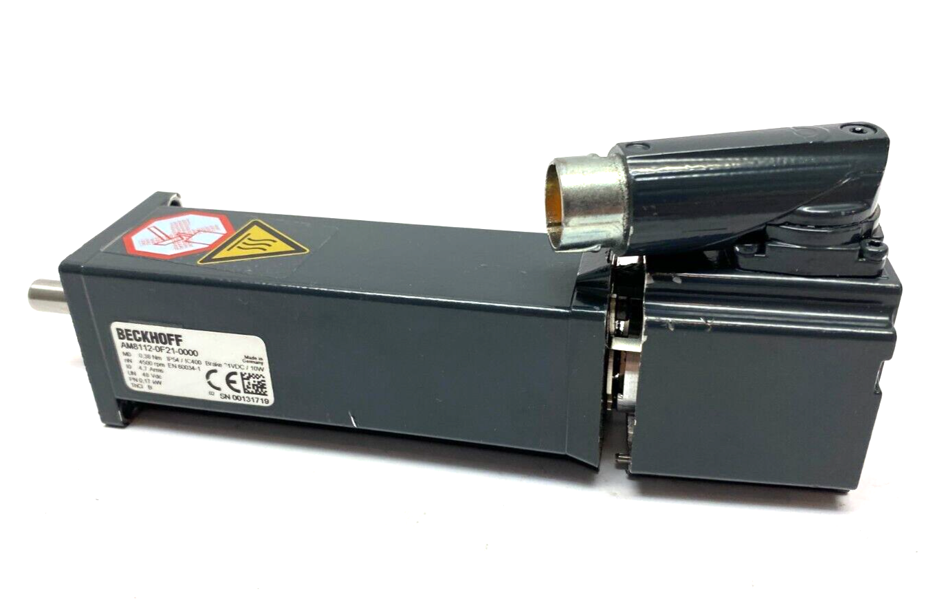 Beckhoff AM8112-0F21-0000 Servo Motor .038Nm IP54/IC400 24VDC - Maverick Industrial Sales