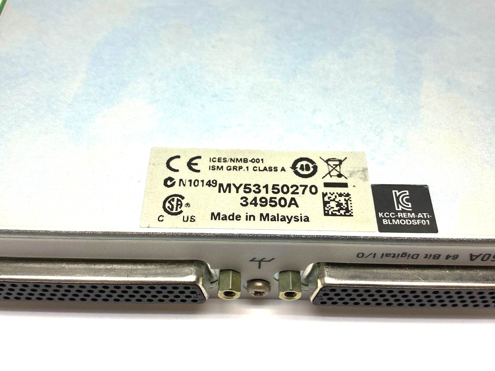 Keysight Agilent 34950A 64-bit Digital I/O with Memory and Counter - Maverick Industrial Sales