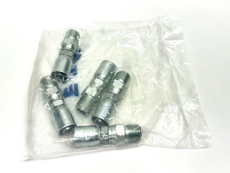 Eaton 08E-J08 Hydraulic Hose Male Pipe Swivel Fitting 1/2-14" Thread PKG OF 5 - Maverick Industrial Sales