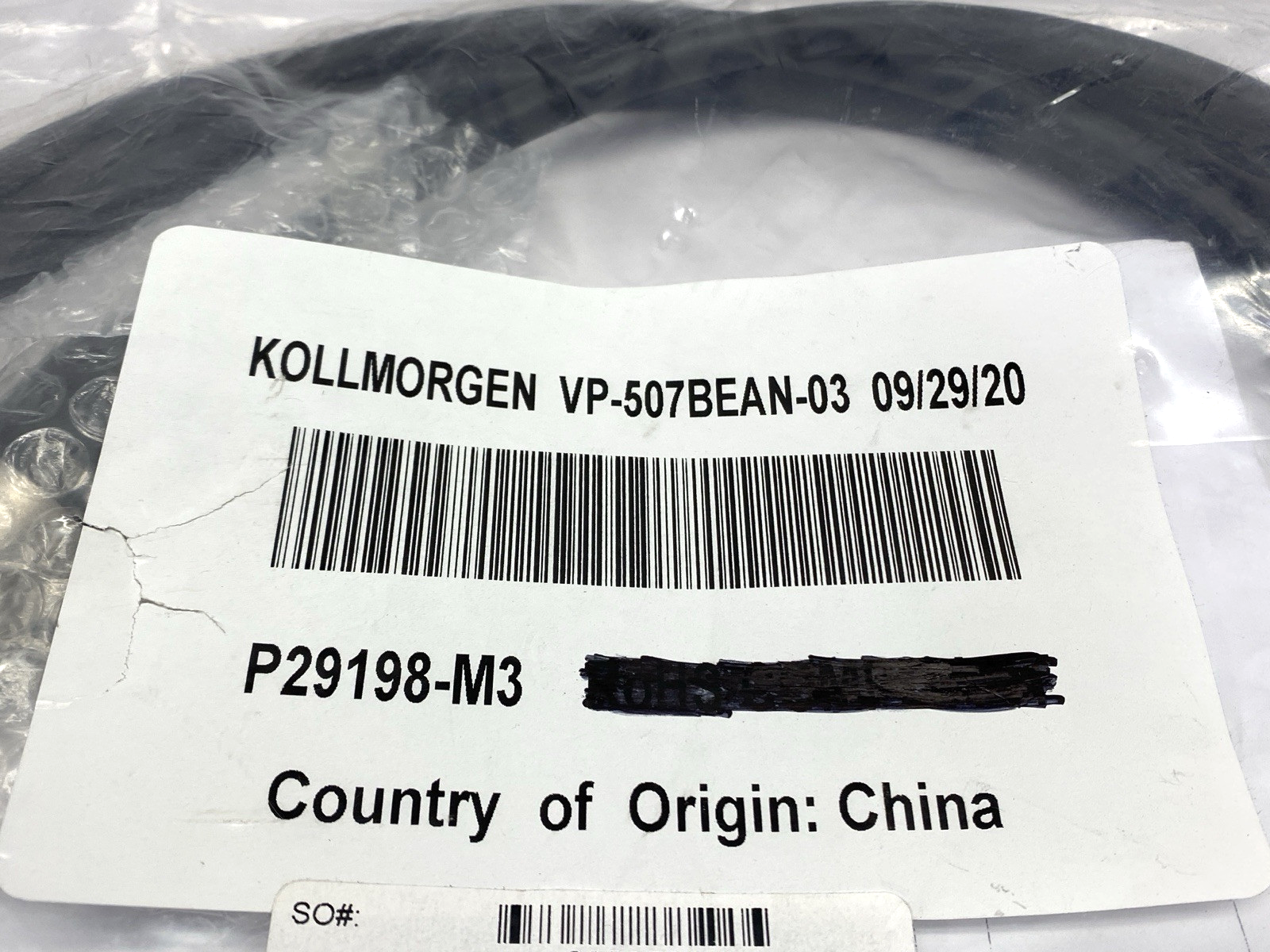 Kollmorgen VP-507BEAN-03 Euro Style Power Cable 6A - Maverick Industrial Sales
