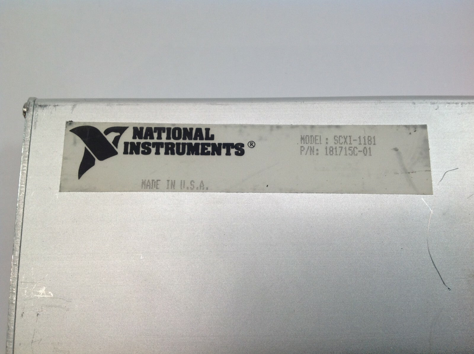 National Instruments SCXI-1181 Breadboard Module - Maverick Industrial Sales