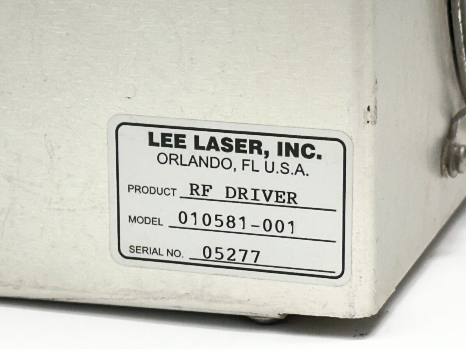 Lee Laser 010581-001 RF Driver - Maverick Industrial Sales