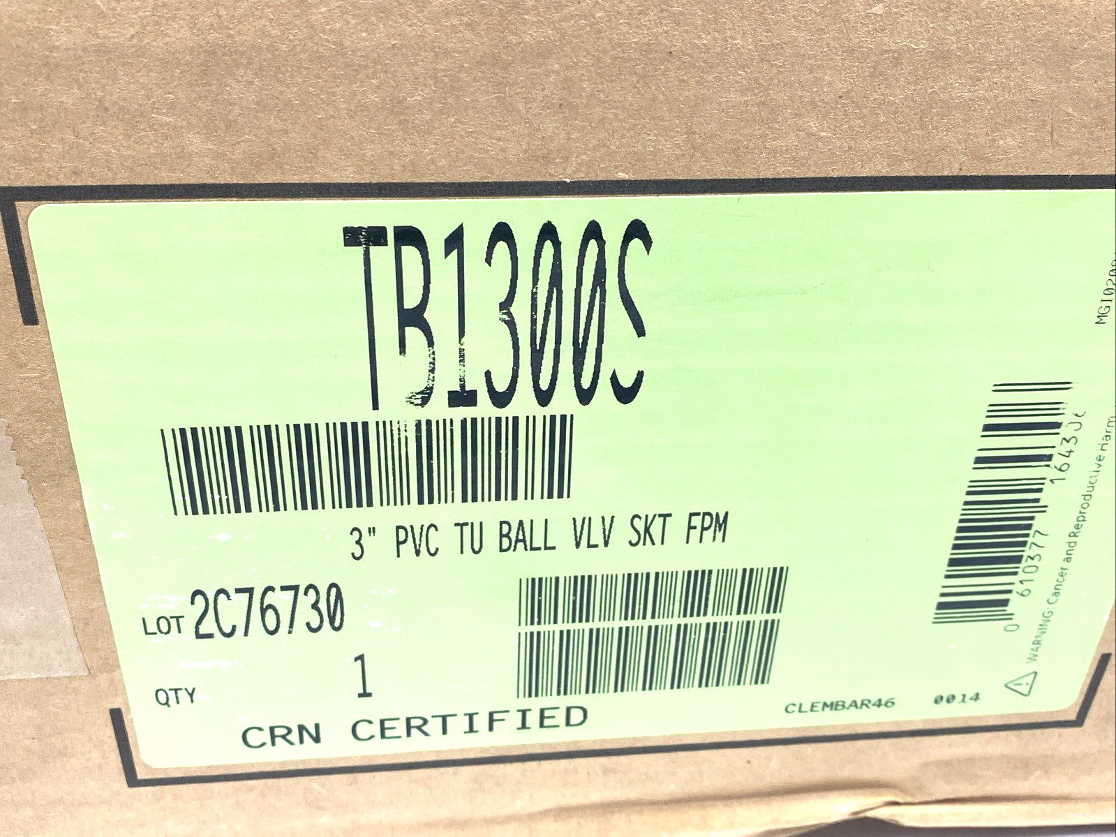 Hayward TB1300S 3" Socket True Union Ball Valve PVC - Maverick Industrial Sales