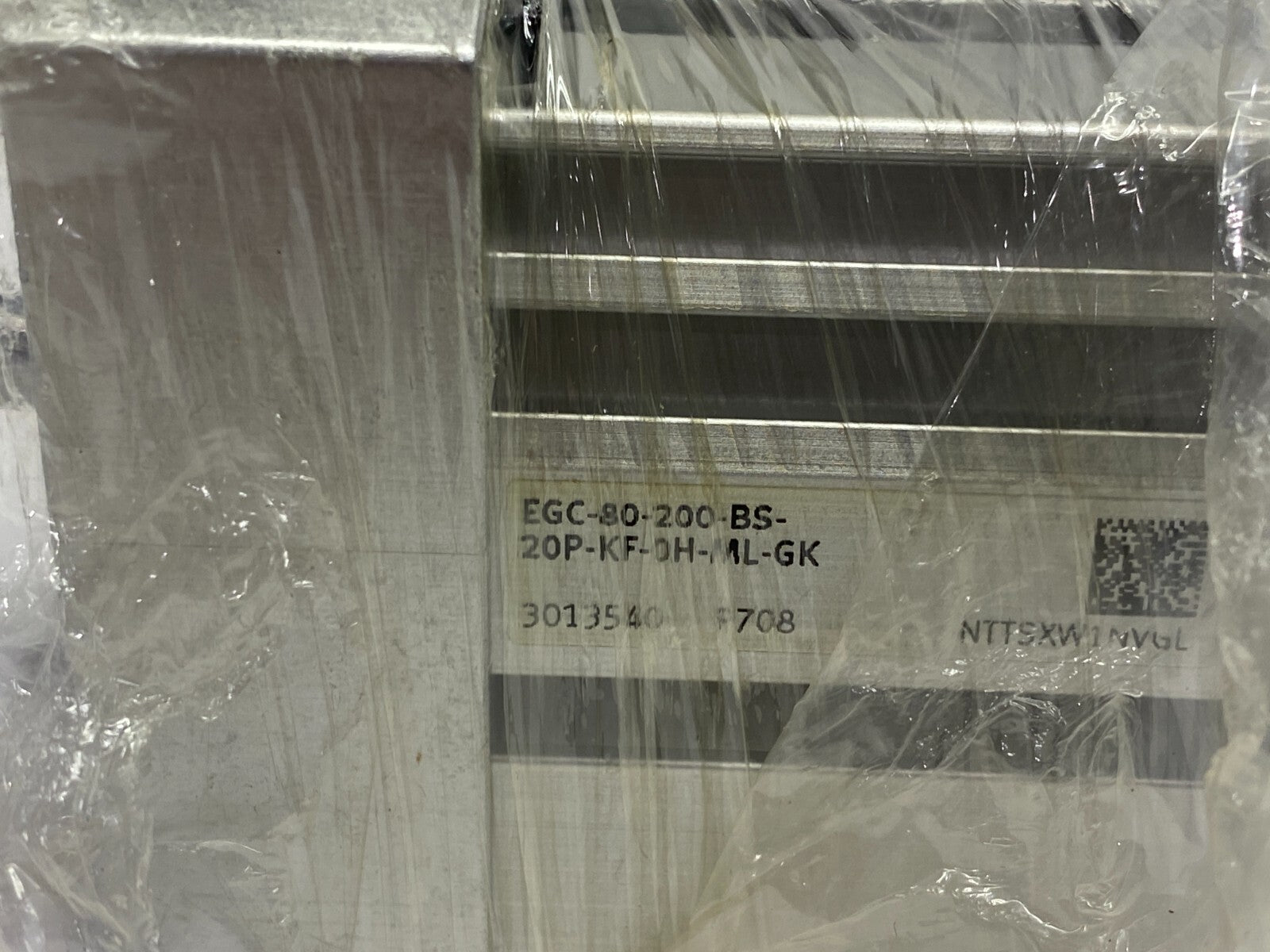 EGC-80-200-BS-20P-KF-OH-ML-GK, 3013540 | Festo EGC-80-200-BS-20P-KF-OH-ML-GK Ball Screw Spindle Axis Actuator 3013540 - New – Open Box - Maverick Industrial Sales