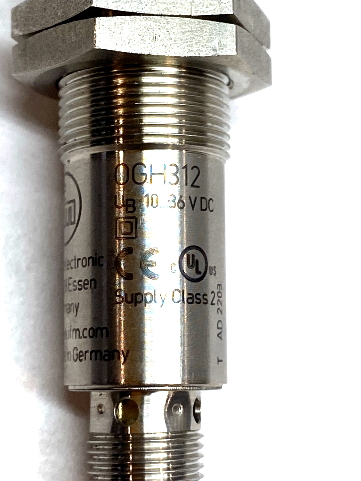 OGH312 | IFM Electronik Photoelectric Sensor M18 Diffuse Reflection - Used - Maverick Industrial Sales