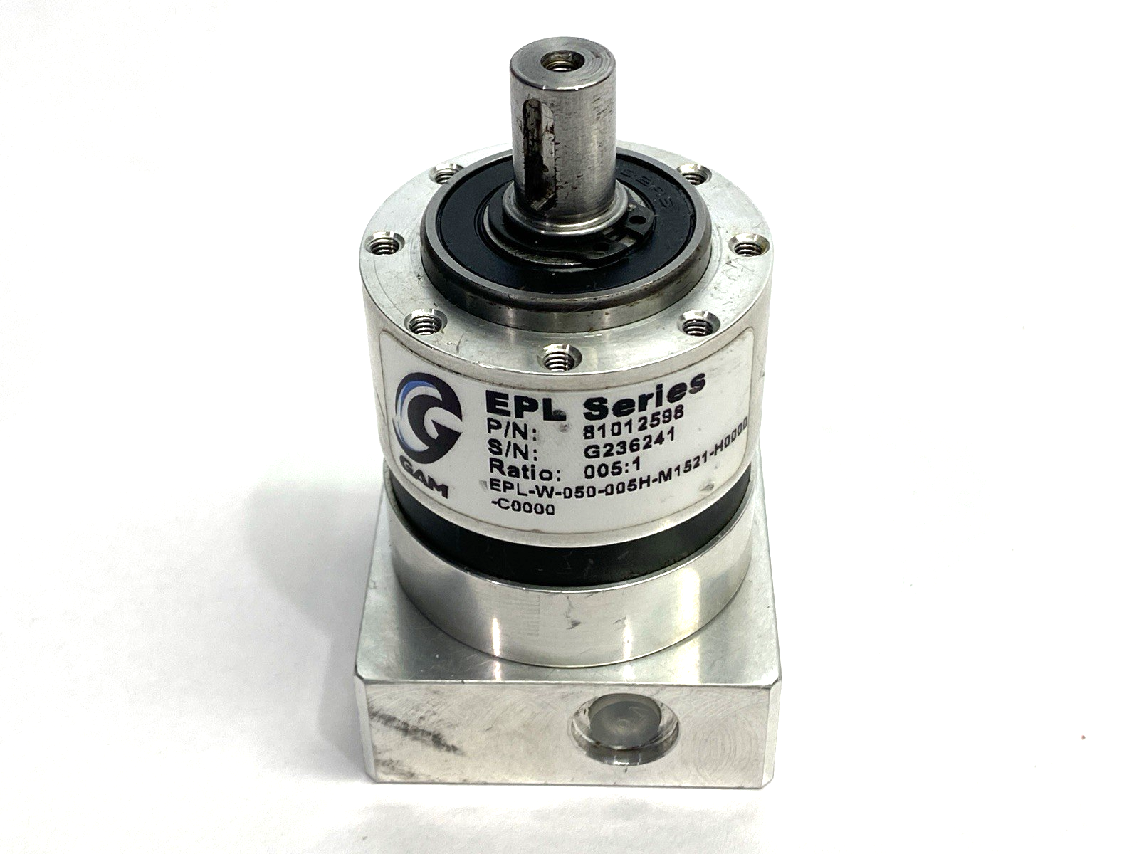 GAM 81012598 Planetery Gearbox 005:1 Ratio EPL-W-050-005H-M1521-H0000-C0000 - Maverick Industrial Sales