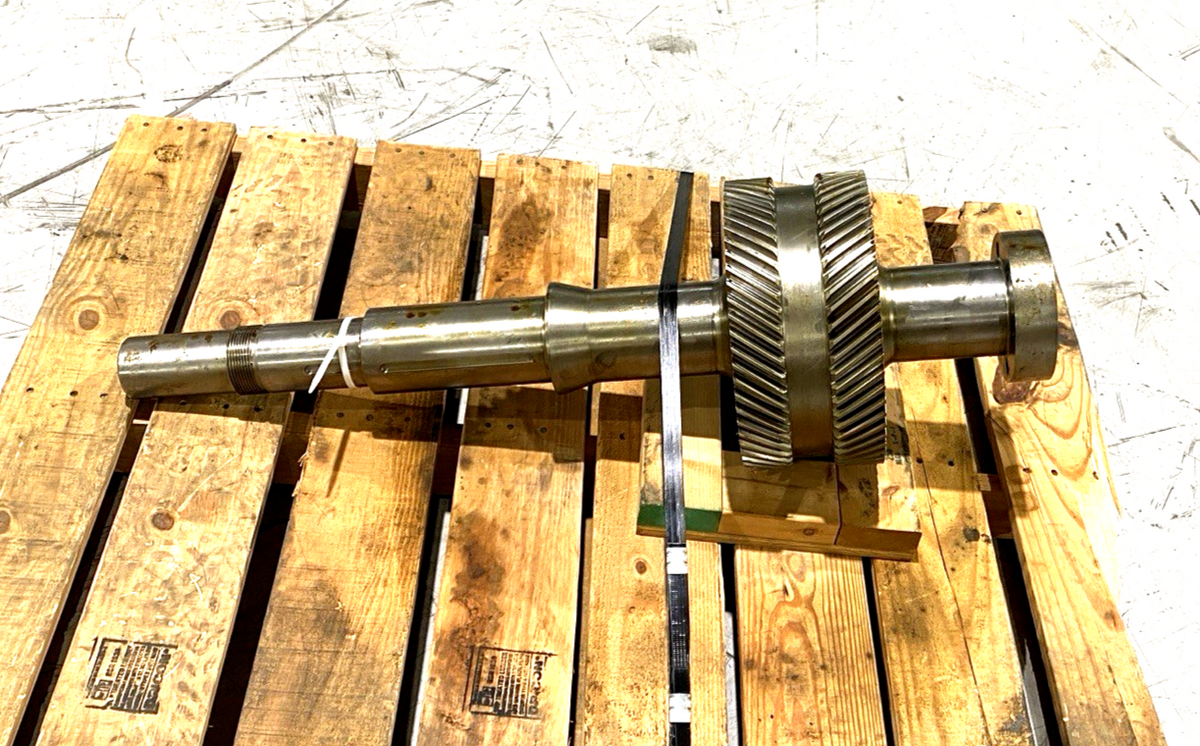 0945D645P0001 | General Electric Turbine Pump Shaft, 40" Long 13" Gear Diameter - New – Open box - Maverick Industrial Sales