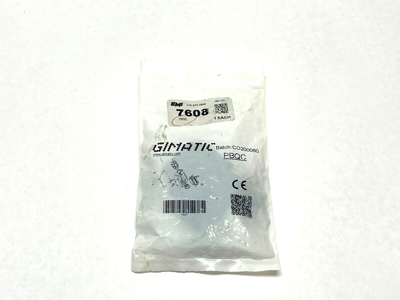 EMI Gimatic PBQC 15-Pin Male Connector 7608 - Maverick Industrial Sales