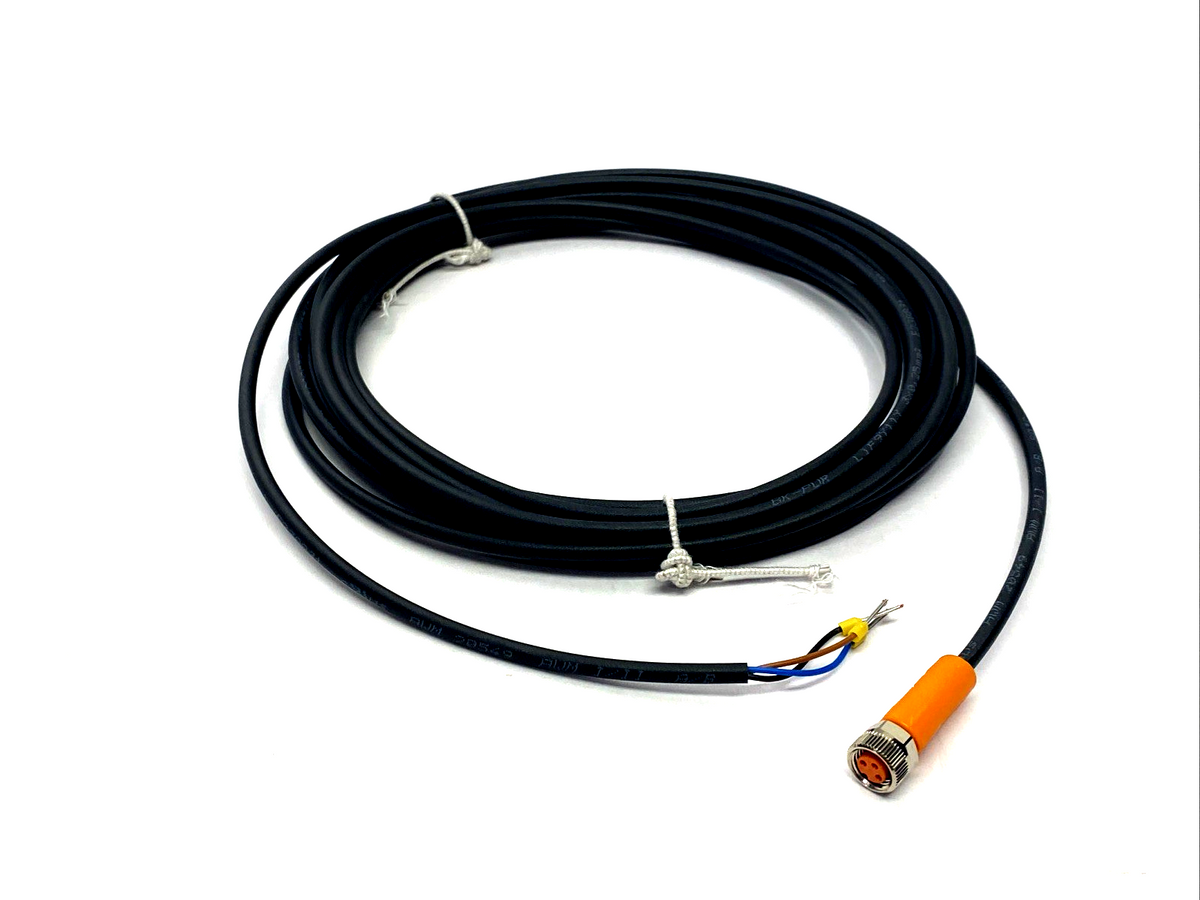 ifm EVC142 Female Cordset M8 3-Pin 5m ADOGF030MSS0005H03 LOT OF 3 - Maverick Industrial Sales