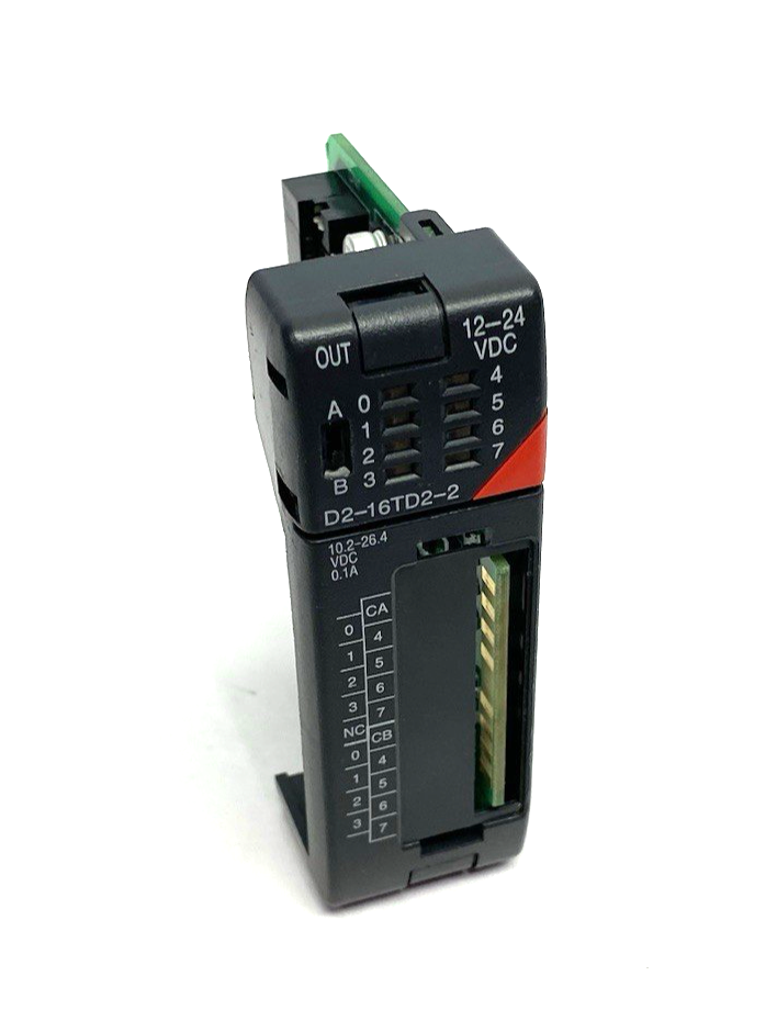 D2-16TD2-2 | Automation Direct DirectLOGIC DL205 Discrete Output Mod. NO TERMINAL - Used - Maverick Industrial Sales