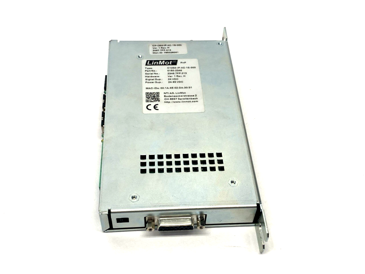 0150-2346 | LinMot C1250-IP-XC-1S-000 Ehternet IP Servo Drive STO 24VDC - Used - Maverick Industrial Sales
