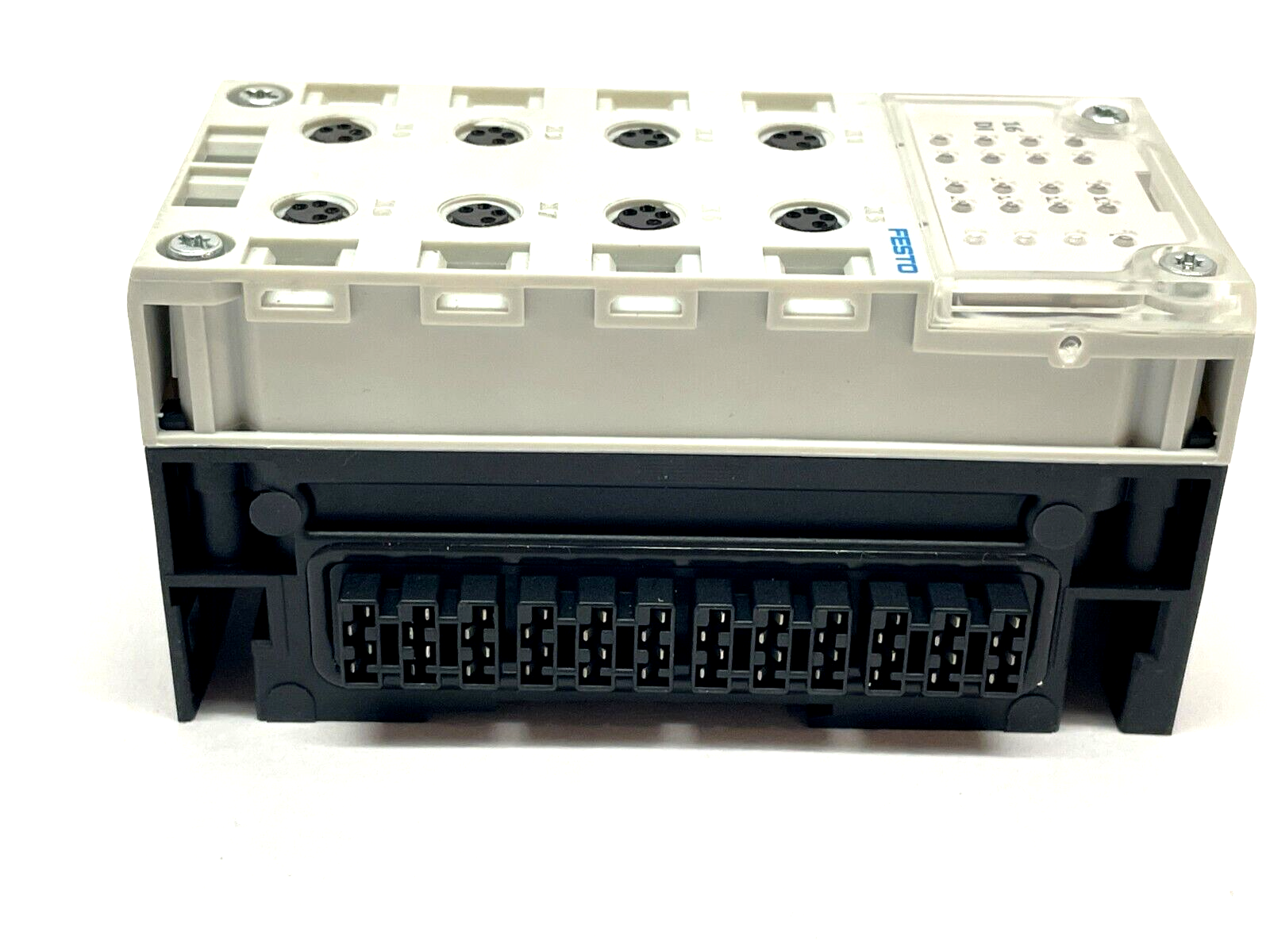Festo CPX-AB-8-M8X2-4POL Connection Block w/ CPX-GE-EV Interlinking Block - Maverick Industrial Sales