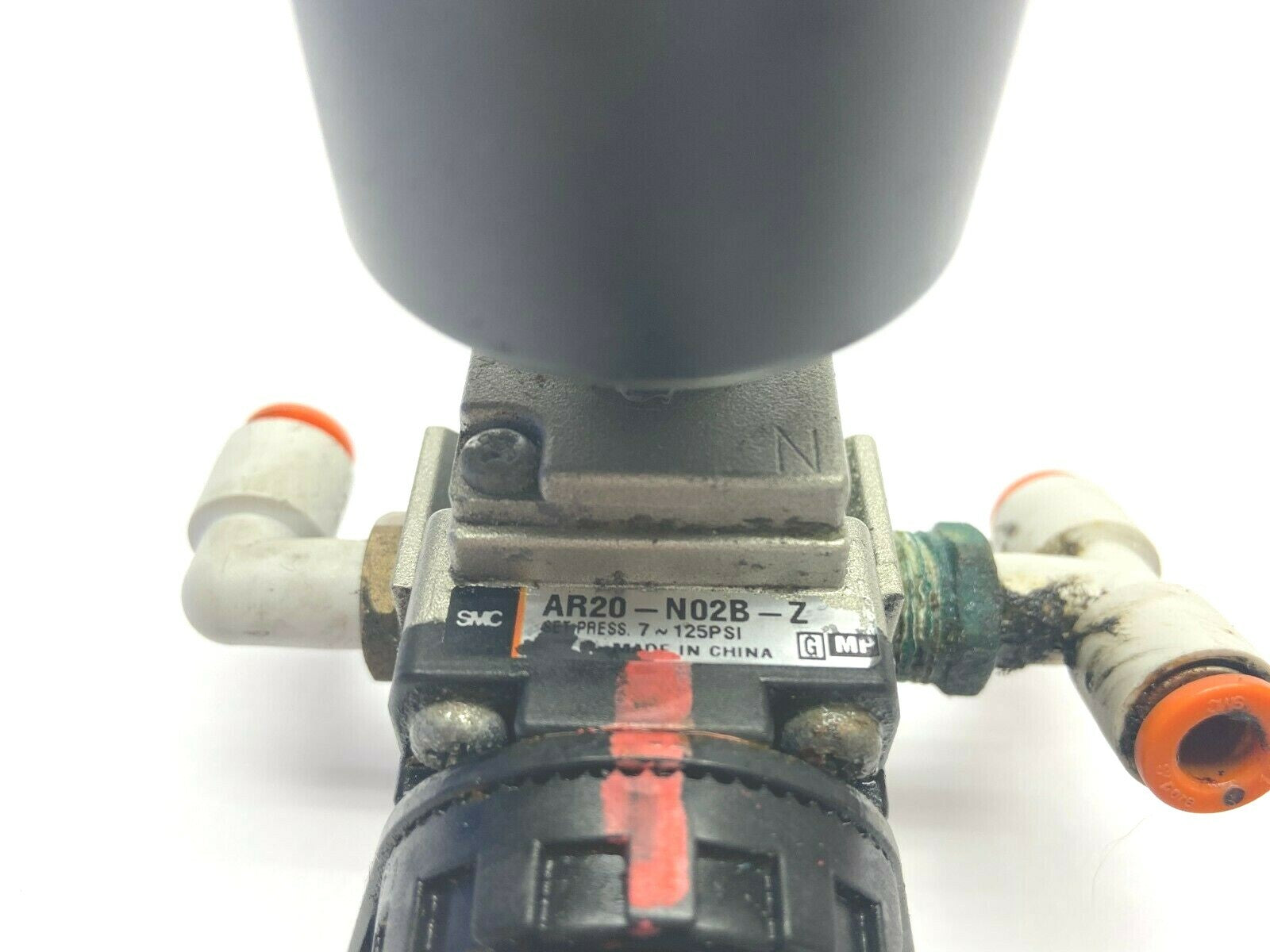 SMC AR20-N02BZ Pneumatic Regulator 7-125 PSI - Maverick Industrial Sales