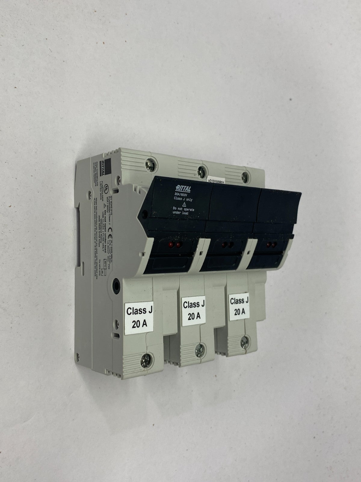 Rittal SV 9345.015 Fuse Holder 3-Pole, Up to 60A 9345015 - Maverick Industrial Sales