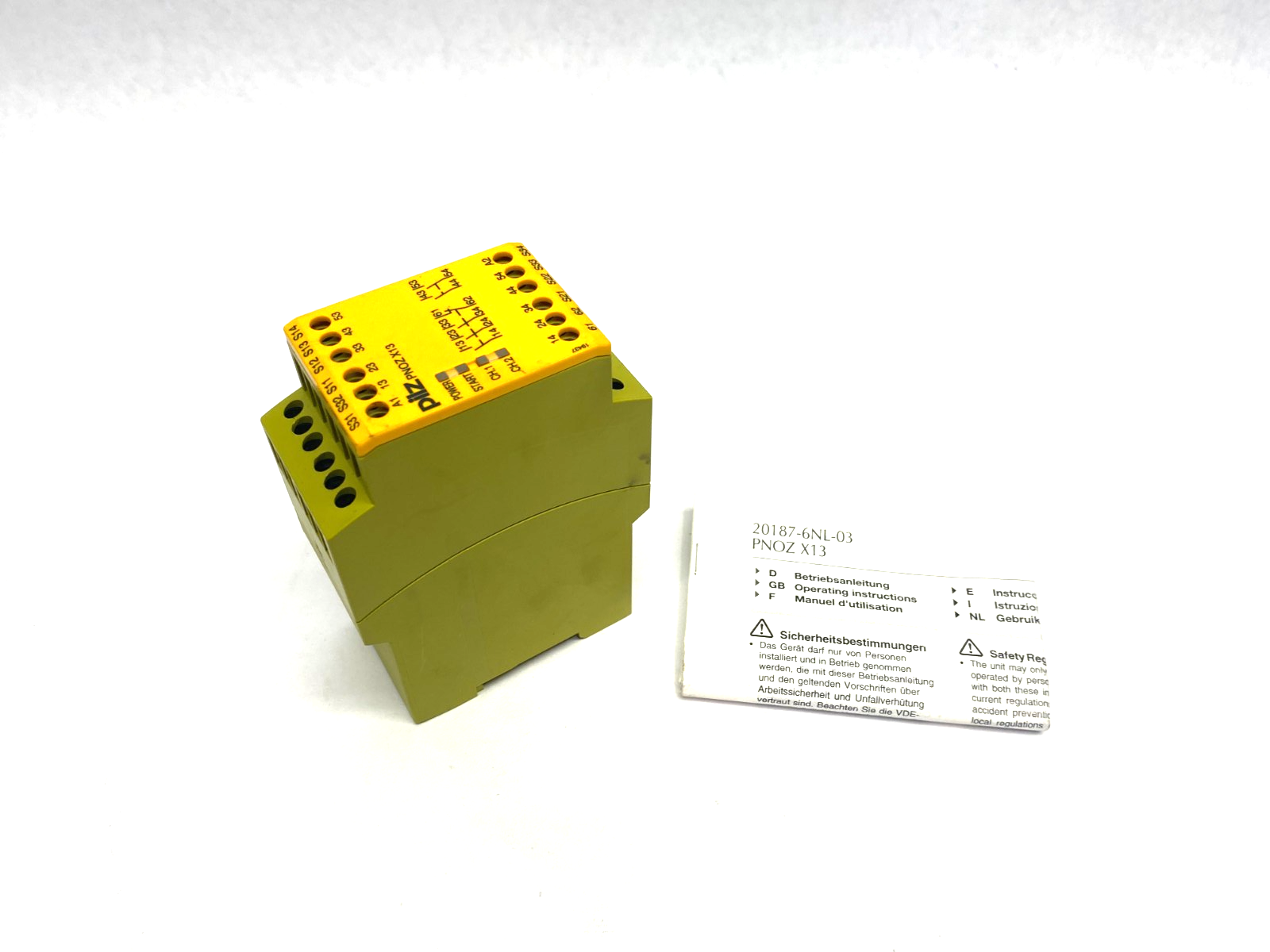 Pilz PNOZ X13 24VDC 5n/o 1n/c Safety Relay 774549 - Maverick Industrial Sales