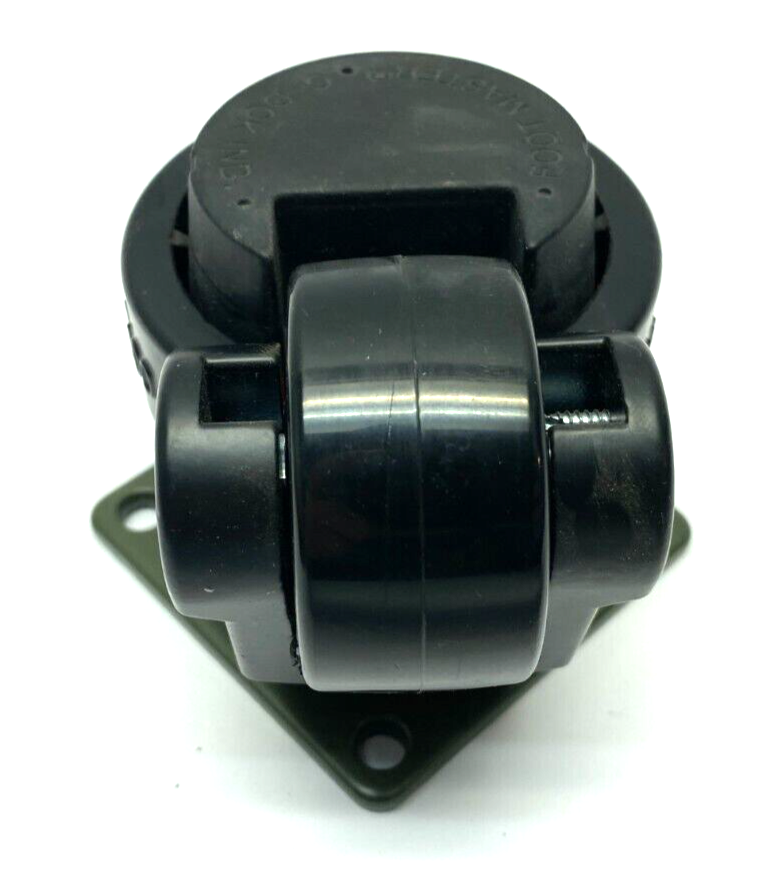 Foot Master GD-60-F-NYN-FBL Mounted Swivel Leveling Caster 50mm BOX OF 4 - Maverick Industrial Sales
