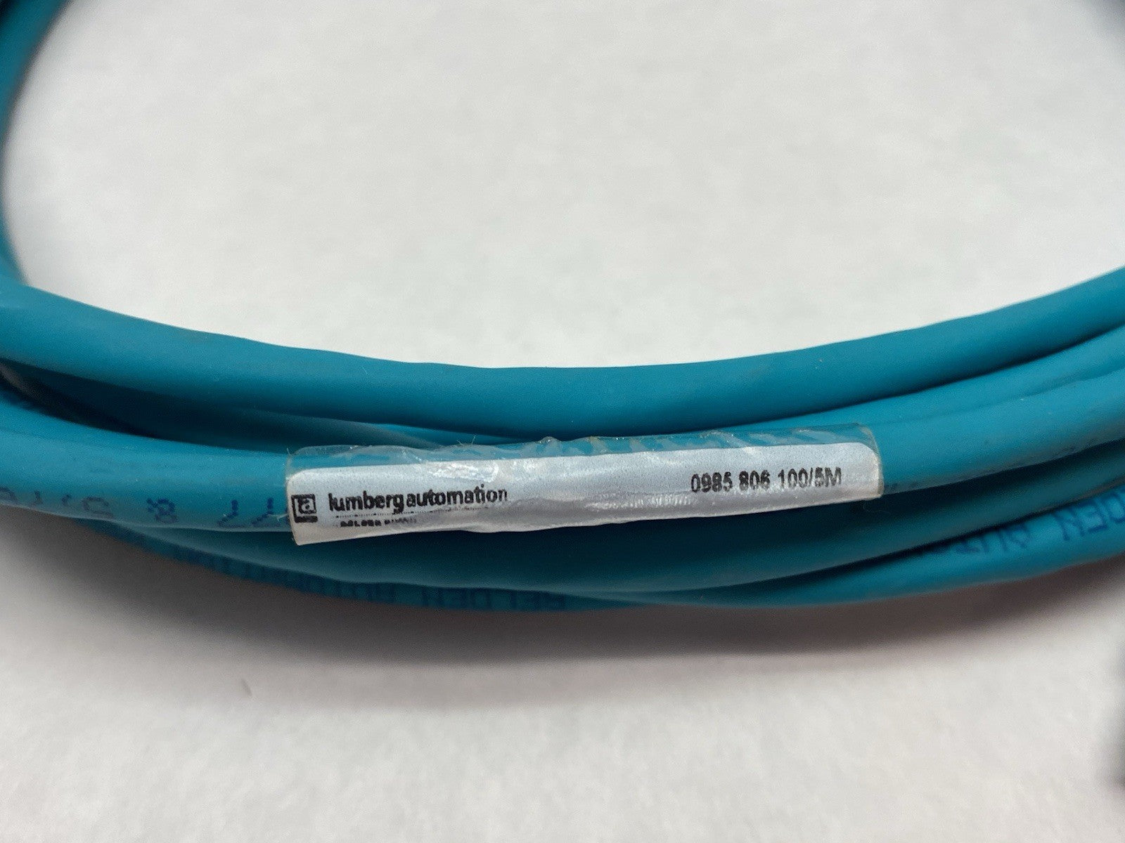 0985 806 100/5M | Lumberg Ethernet Cable M12 4-Pin Male to Male 900004064 - New Other - Maverick Industrial Sales