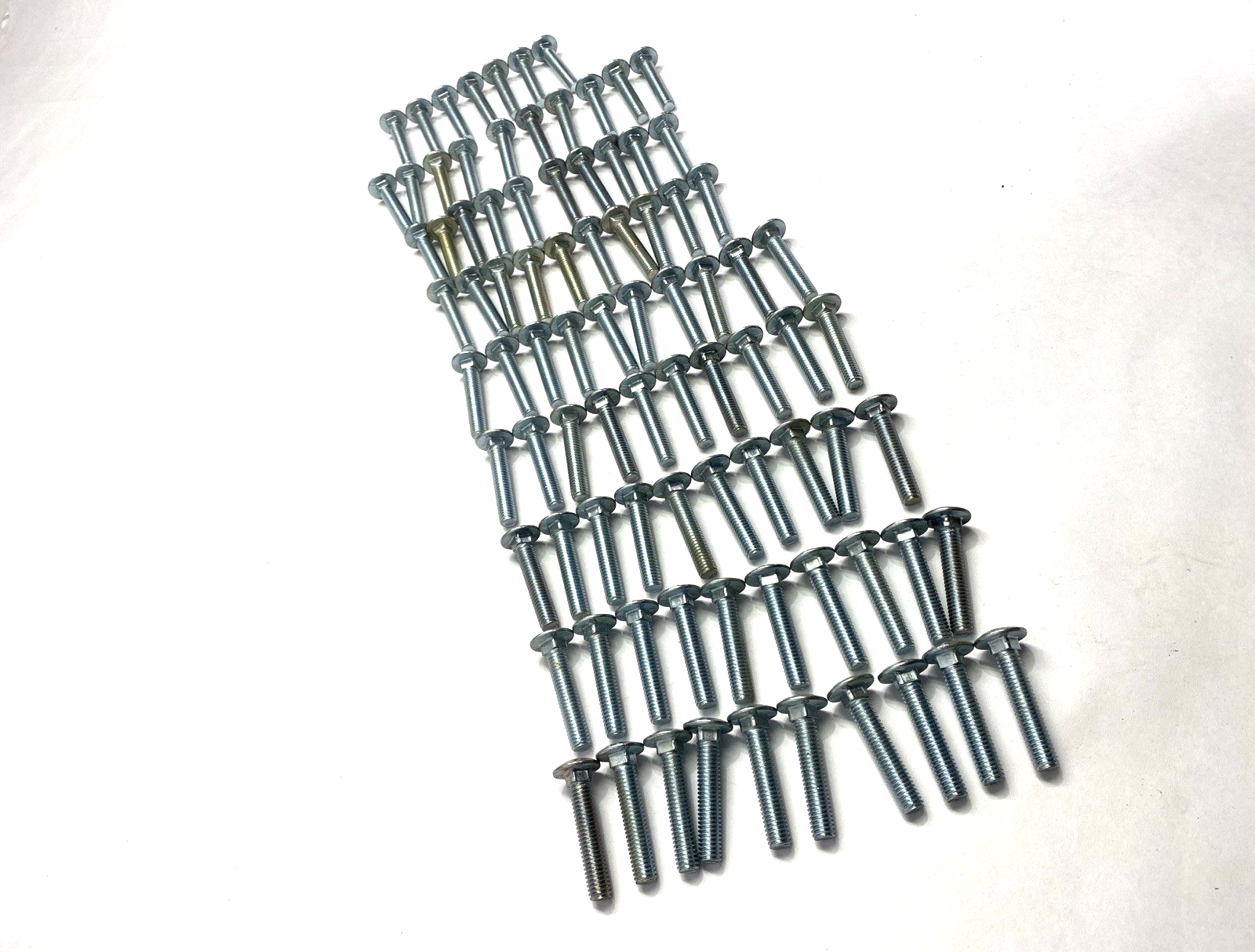 3/8"-16 X 2" Carriage Bolt Grade 2 LOT OF 87 SHELFWARE - New – Open box - Maverick Industrial Sales