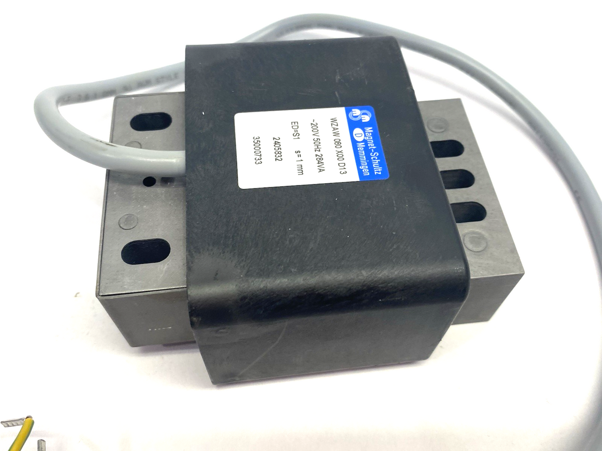 Magnet-Schultz WZAW 080 X00 D13 Vibratory Unit ~200V ED=S1 s=1,0mm - Maverick Industrial Sales