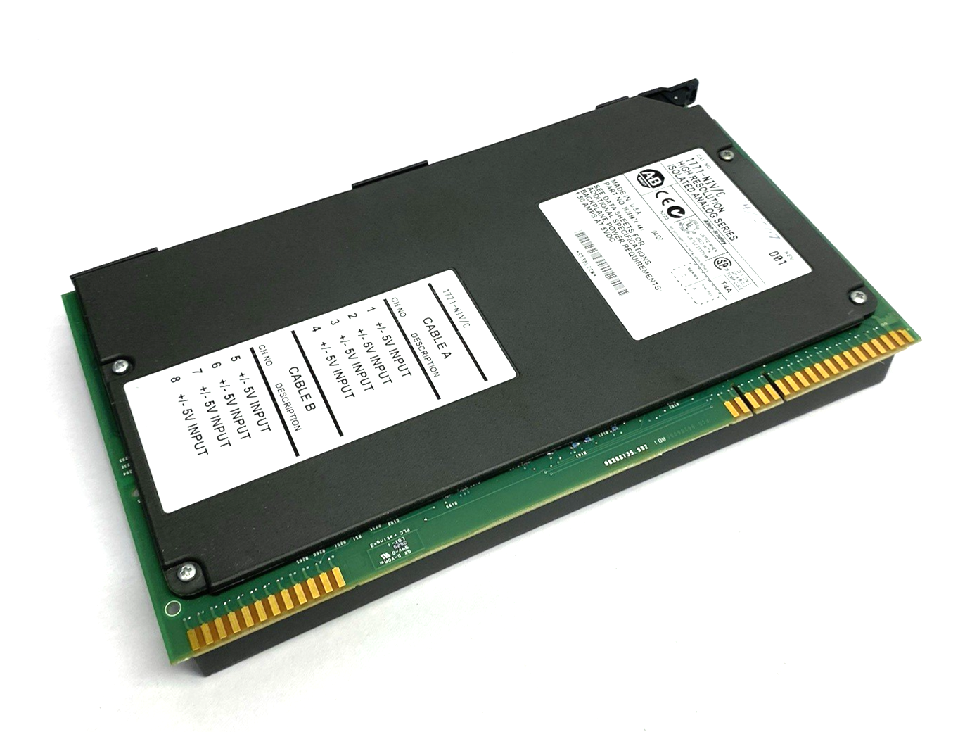 Allen Bradley 1771-NIV Ser C High-Resolution Isolated Analog Input Module 8-Chan - Maverick Industrial Sales