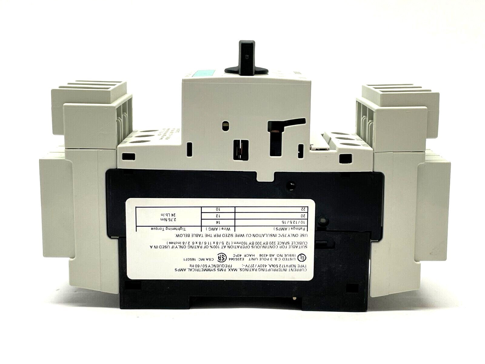 Siemens 3RV1721-4AD10 Circuit Breaker - Maverick Industrial Sales