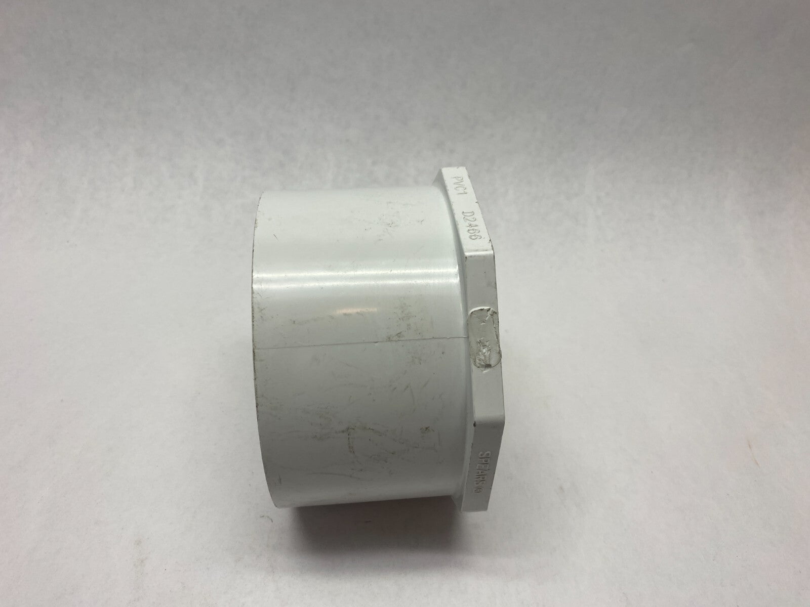 Spears 437-486 Flush Style Reducer Bushing SCH40 5" x 2" PVC White - Maverick Industrial Sales