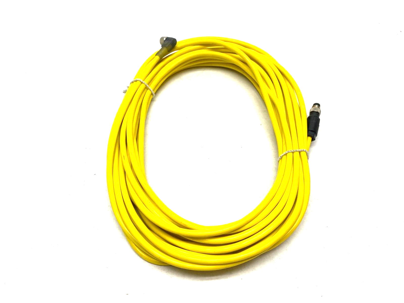 Lumberg RKMWV 3-593/10M Single End Cordset M8 Angled 3-Pin to Straight 3-Pin - Maverick Industrial Sales