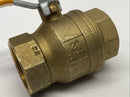 Rub Inc 600-CWP-PN40-DN50 CW617N Brass Ball Valve 2" NPT - Maverick Industrial Sales