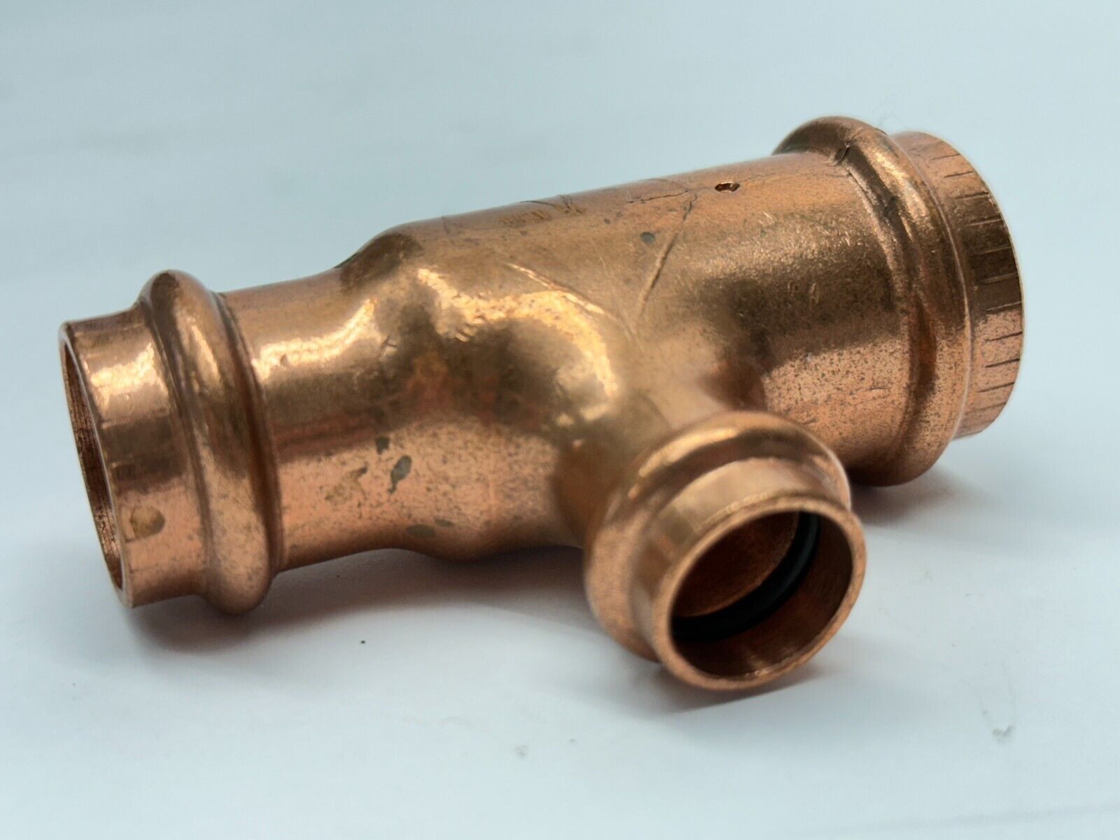 Viega 77417 ProPress Tee C x C x C 1" x 3/4" x 1/2" Copper 3AV86 - Maverick Industrial Sales