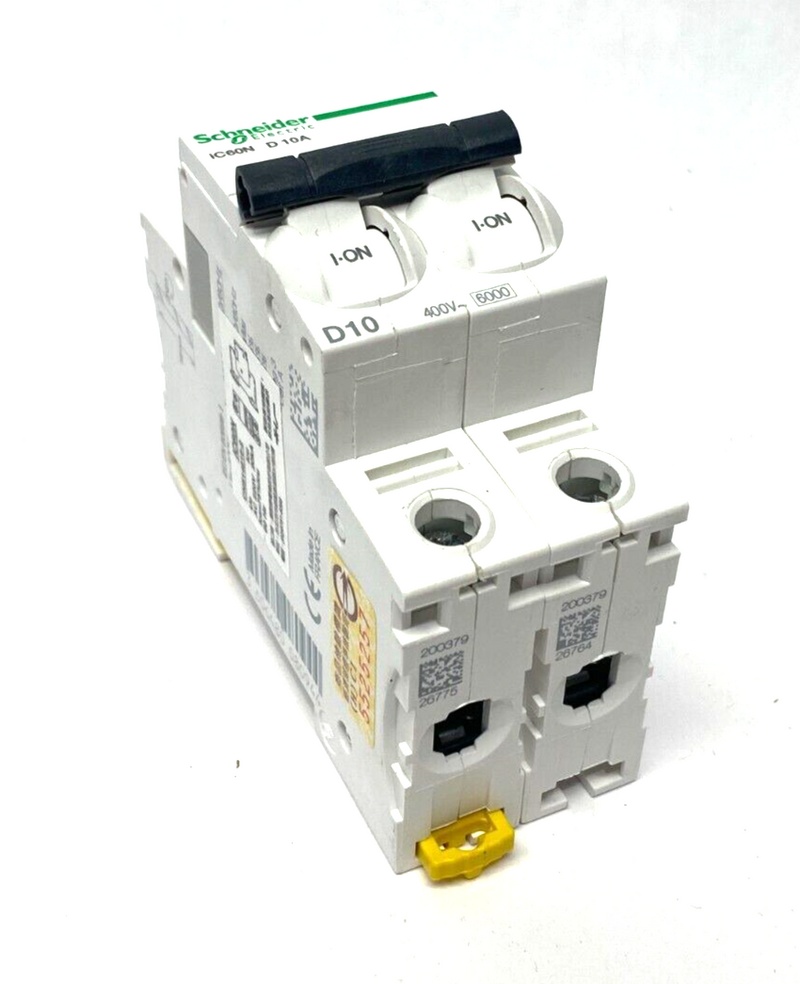 Schneider Electric A9F75210 Acti9 iC60N Miniature Circuit Breaker 2-Pole D-Curve - Maverick Industrial Sales