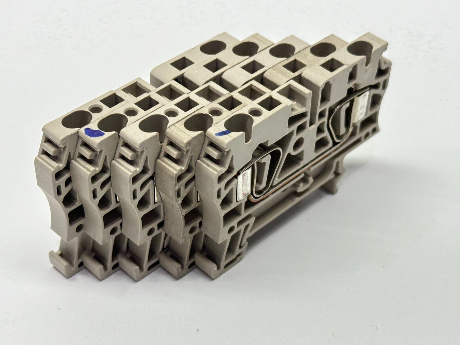 Weidmuller ZDU 4 Terminal Block Dark Beige 1632050000 LOT OF 5 - Maverick Industrial Sales