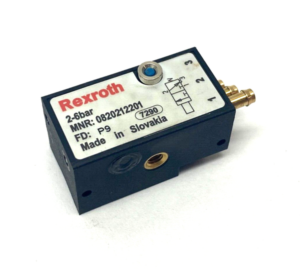 Bosch Rexroth 0820212201 Pneumatic Cylinder Switch 2-Position 3-Port 2-6Bar - Maverick Industrial Sales