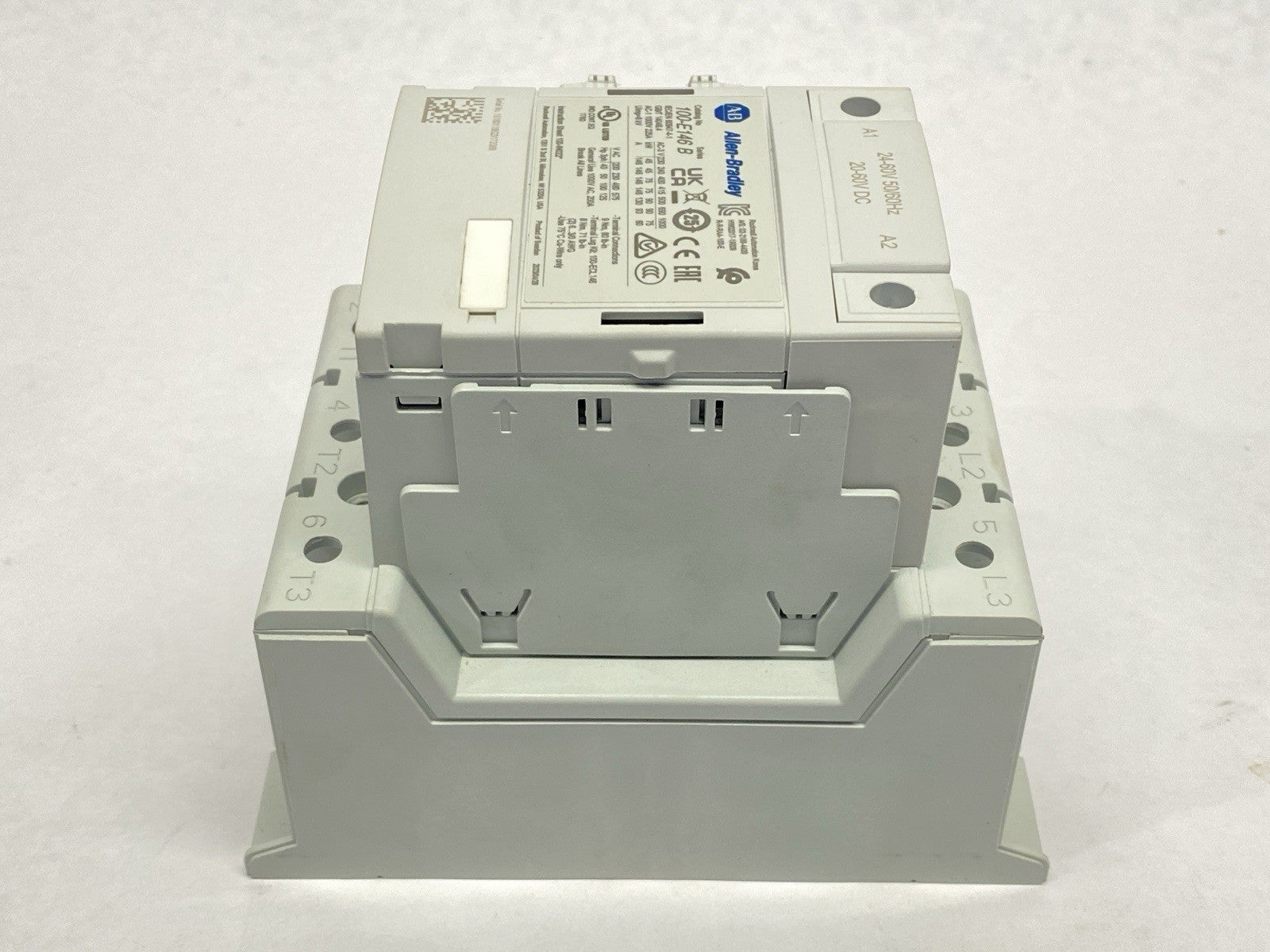 100-E146KJ11 | Allen Bradley IEC Contactor 3-Phase 146A 24-60VAC 20-60VDC - New – Open Box - Maverick Industrial Sales