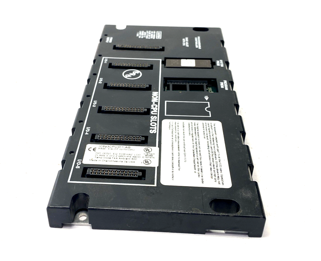 GE Fanuc IC693CPU311-AB PLC 5-Slot Programmable Controller Base/Chassis With CPU - Maverick Industrial Sales