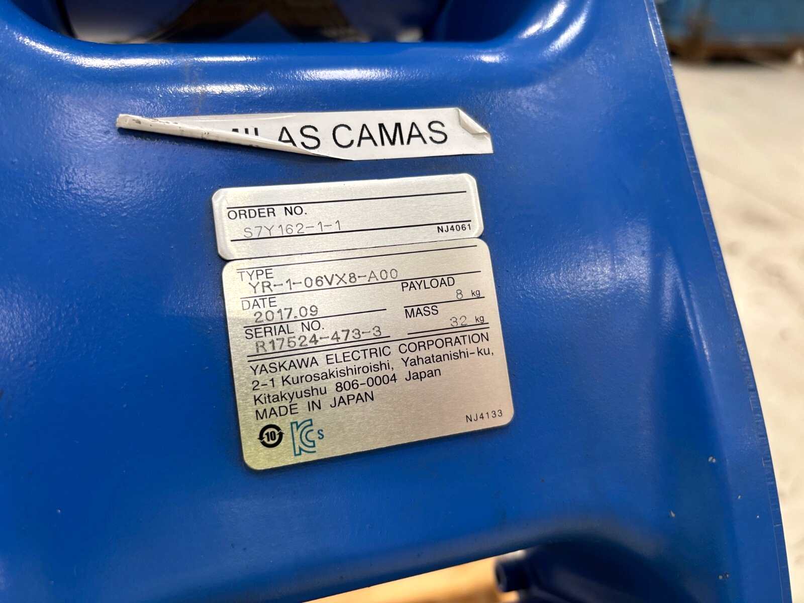 Yaskawa YR-1-06VX8-A00 Robot Arm & Pedestal, 8 KG Payload, 2017 - Maverick Industrial Sales