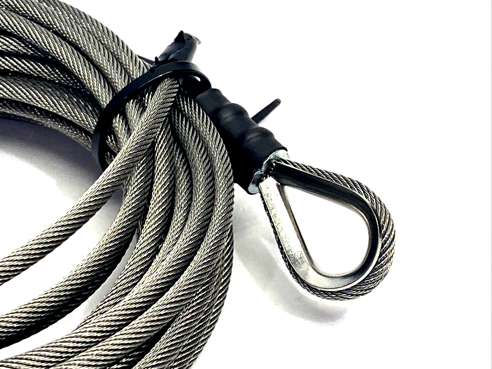Indeva D213516685 Liftronic Hoist Rope Steel Cable 3.2mm Dia. 7m/23FT Length - Maverick Industrial Sales