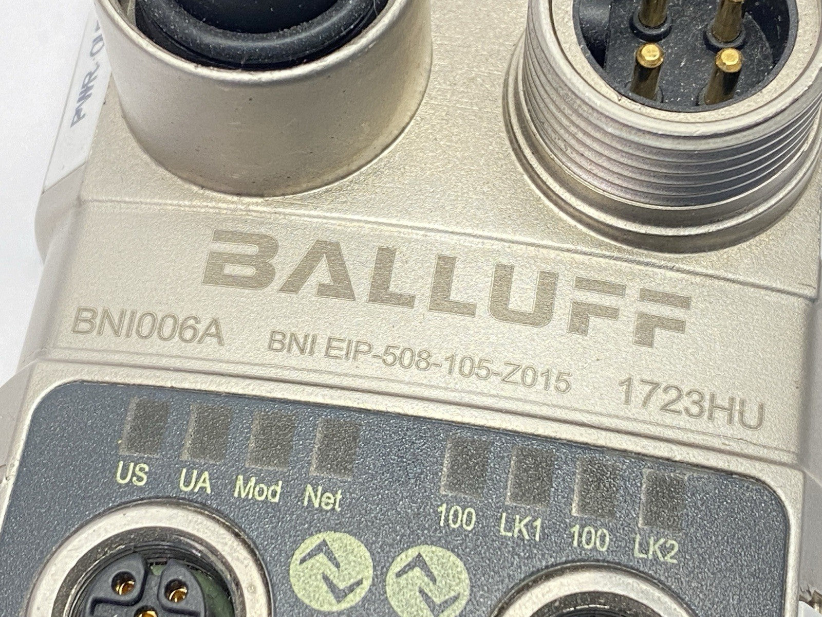 BNI006A | Balluff Ethernet/IP Digital I/O Fieldbus Unit BNI EIP-508-105-Z015 - Used - Maverick Industrial Sales