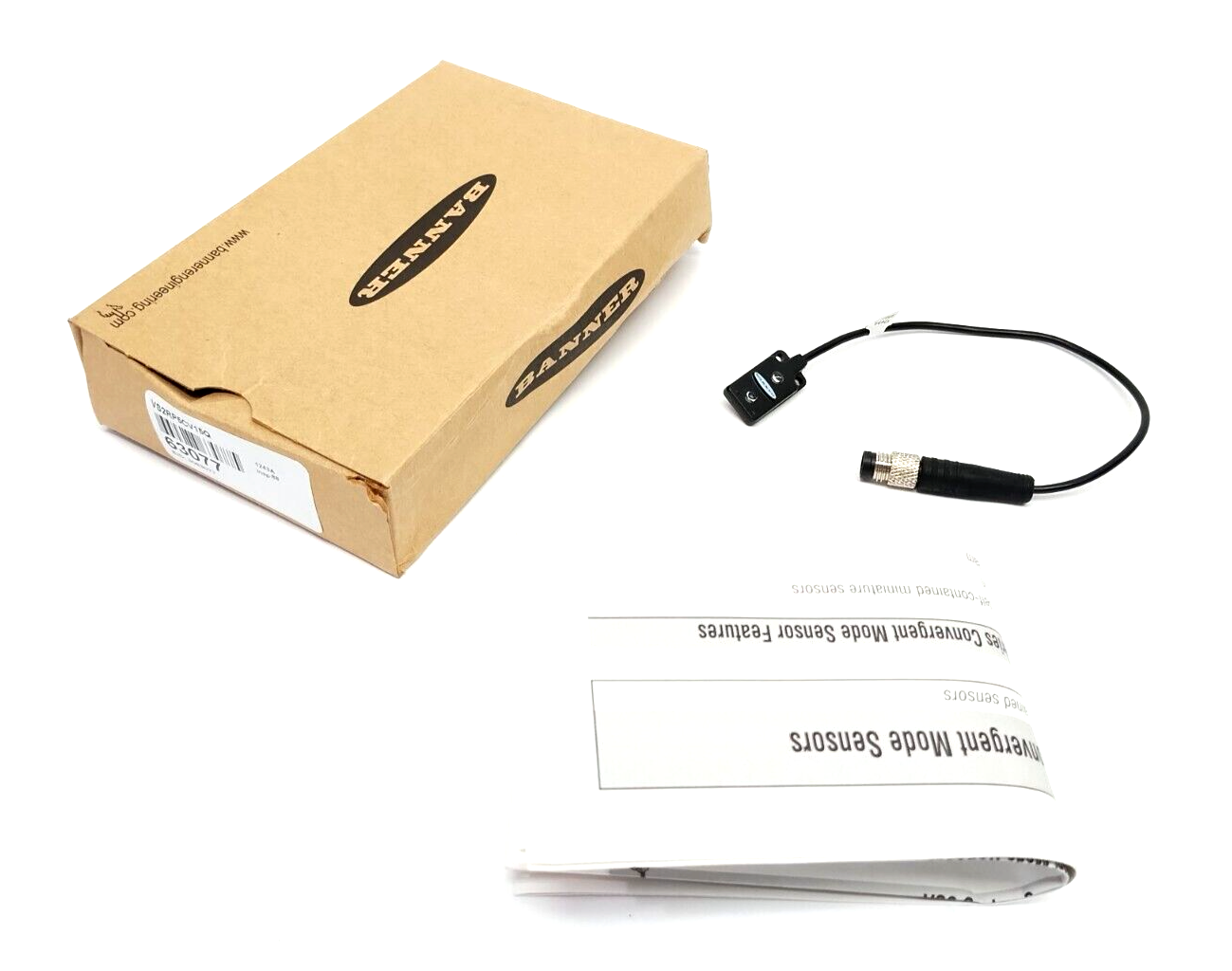 Banner VS2RP5CV15Q Ultra Thin Miniature Photoelectric Sensor M8 3-Pin 63077 - Maverick Industrial Sales