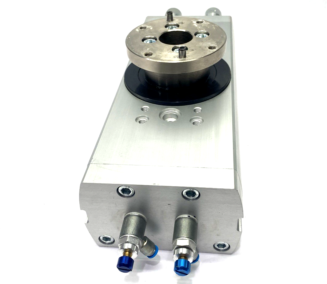 Festo DRRD-63-180-FH-Y9A Semi-Rotary Drive 63mm Size 180 Deg. Rotation 574407 - Used - Maverick Industrial Sales