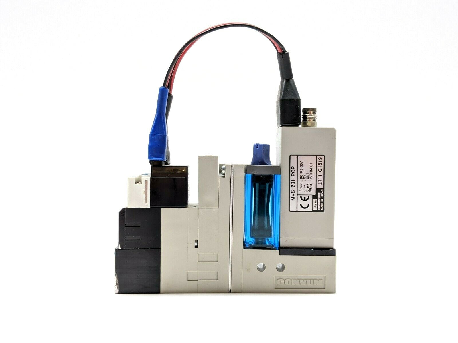 Parker Convum MC22S10HSZLC4BLN Vacuum Generator w/ MVS-201-PCP - Maverick Industrial Sales