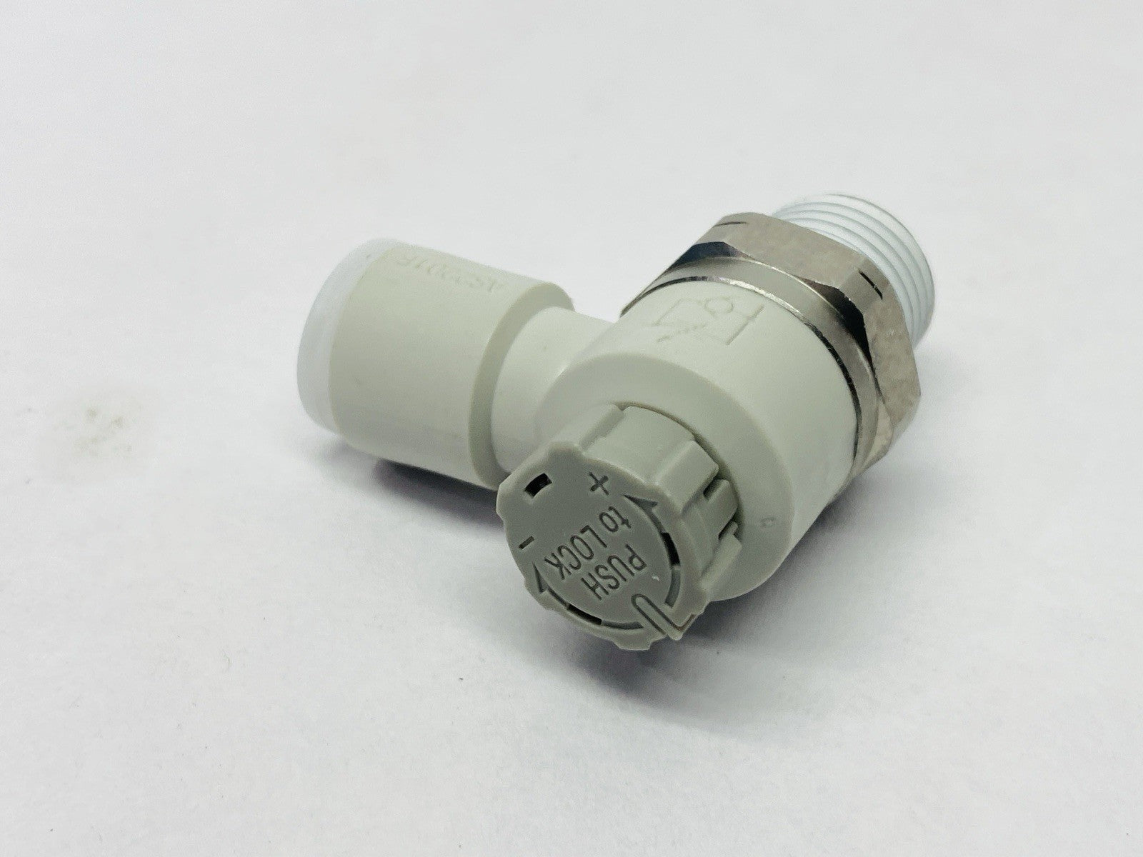 SMC AS2201FG-02-08SA Pneumatic Speed Control w/ Fitting 1/4 LOT OF 8 - Maverick Industrial Sales